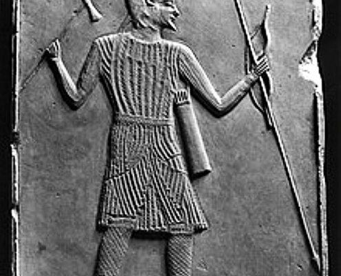 Les Scythes se retirent dans la steppe à l’Est de la Mer Noire, où ils reforment un royaume se situant sur une partie de l'Ouzbékistan et du Turkménistan.