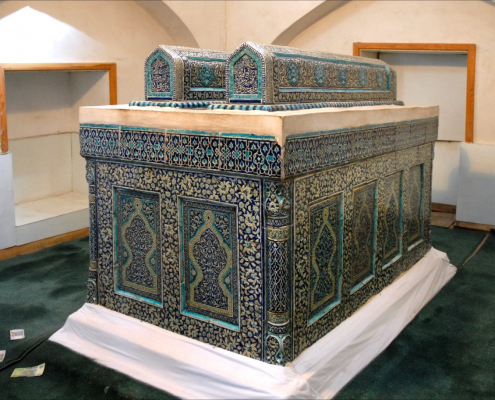 Le mausolée de Sayid Alaouddine* Il est construit peu de temps après sa mort en 1303, à l’époque mongole.