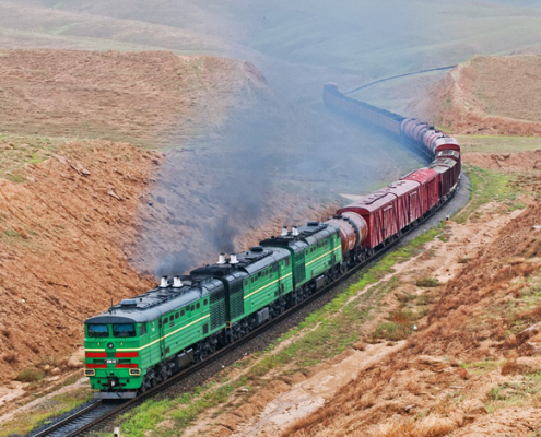 Charq (trains lents) en provenance/à destination de Tachkent, Samarkand, Navoï, Urgench, Khiva