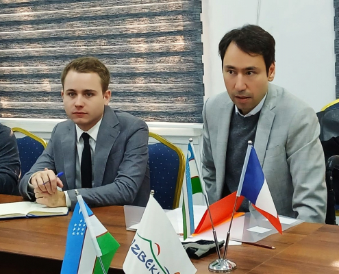 Son Excellence M. Fouque, Ambassadeur de France en Ouzbékistan