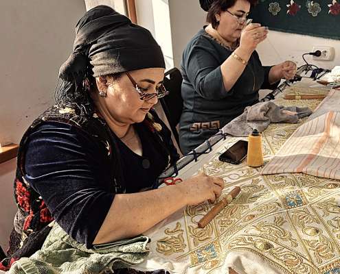 Broderie robe de mariées