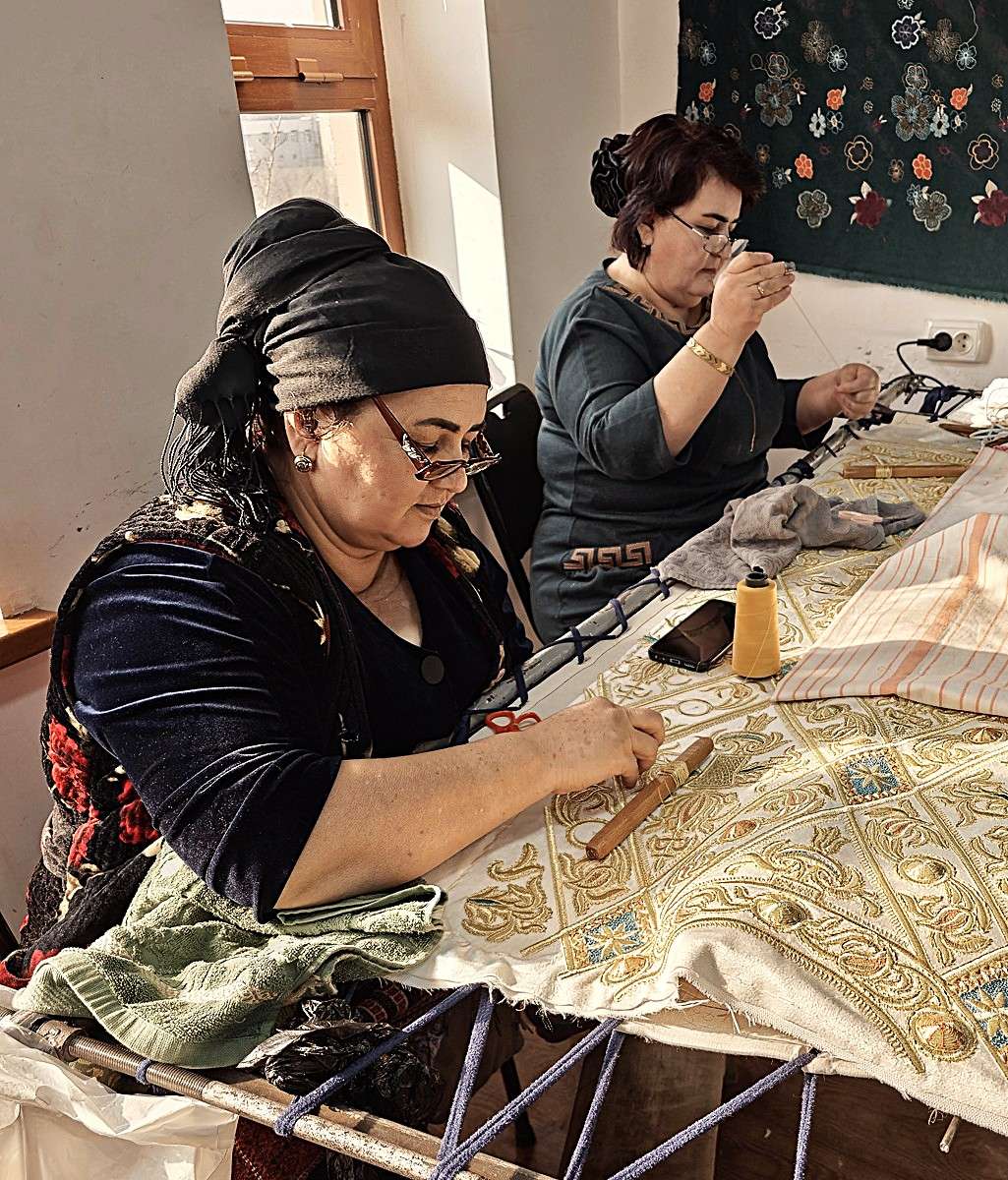Broderie robe de mariées